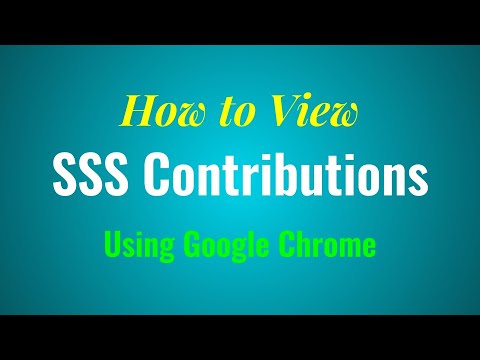 How to View SSS Contributions OnlineWhere to Buying Google Chrome