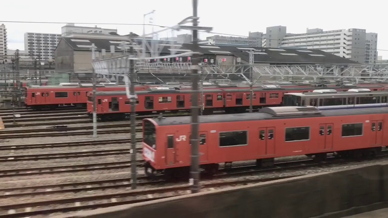 JR西日本 大阪環状線103系、201系PV - YouTube