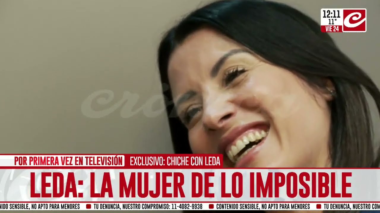 La sanadora Leda Bergonzi, mano a mano con Chiche en Crónica: 