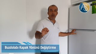 Buzdolabı kapak yönü değişimi | Çok Basit Kapak Yönü Değişimi | #kendinyap  #ahmetsahan #buzdolabi