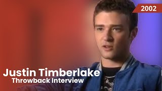 Rare Interview Justin Timberlake talks about Justified NSYNC and musical inspirations 2002