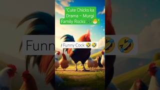 #DreamScreenAI“Cute Chicks ka Drama – Murgi Family Rocks 🎶🐣”