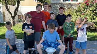 Toilet Breaking With 10 Kids