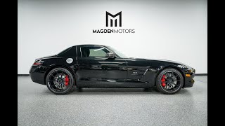 2014 Mercedes SLS AMG GT Coupe Finished in Obsidian Black over Black interior - For Sale