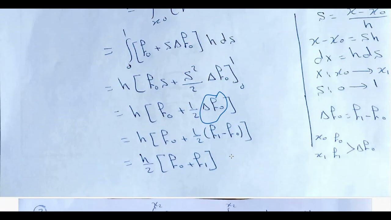Lecture 7: Numerical Integration (Trapezoidal Rule)