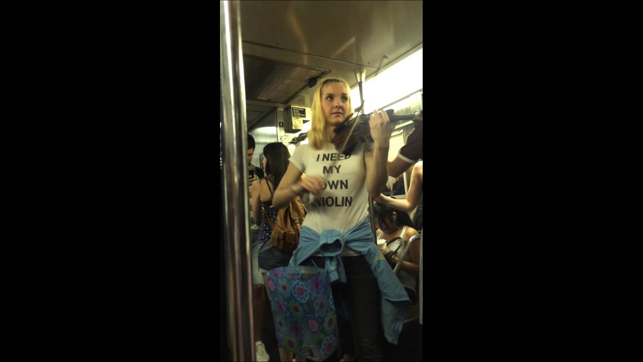 Impressive New York Subway Violinist YouTube