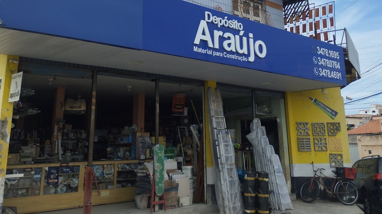 DEPÓSITO ARAÚJO | LOJA DE MATERIAL DE CONSTRUÇÃO | FORTALEZA - CE - YouTube
