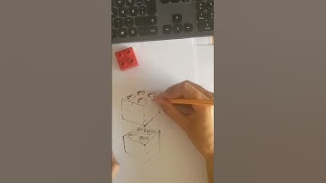 drawing lego bricks quickly ✍🏼 #sketching #artprocess #howtodraw #industrialdesign