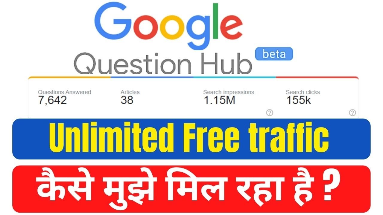 Get Unlimited Free Traffic From Google Question Hub 2021 | Google Question Hub Traffic