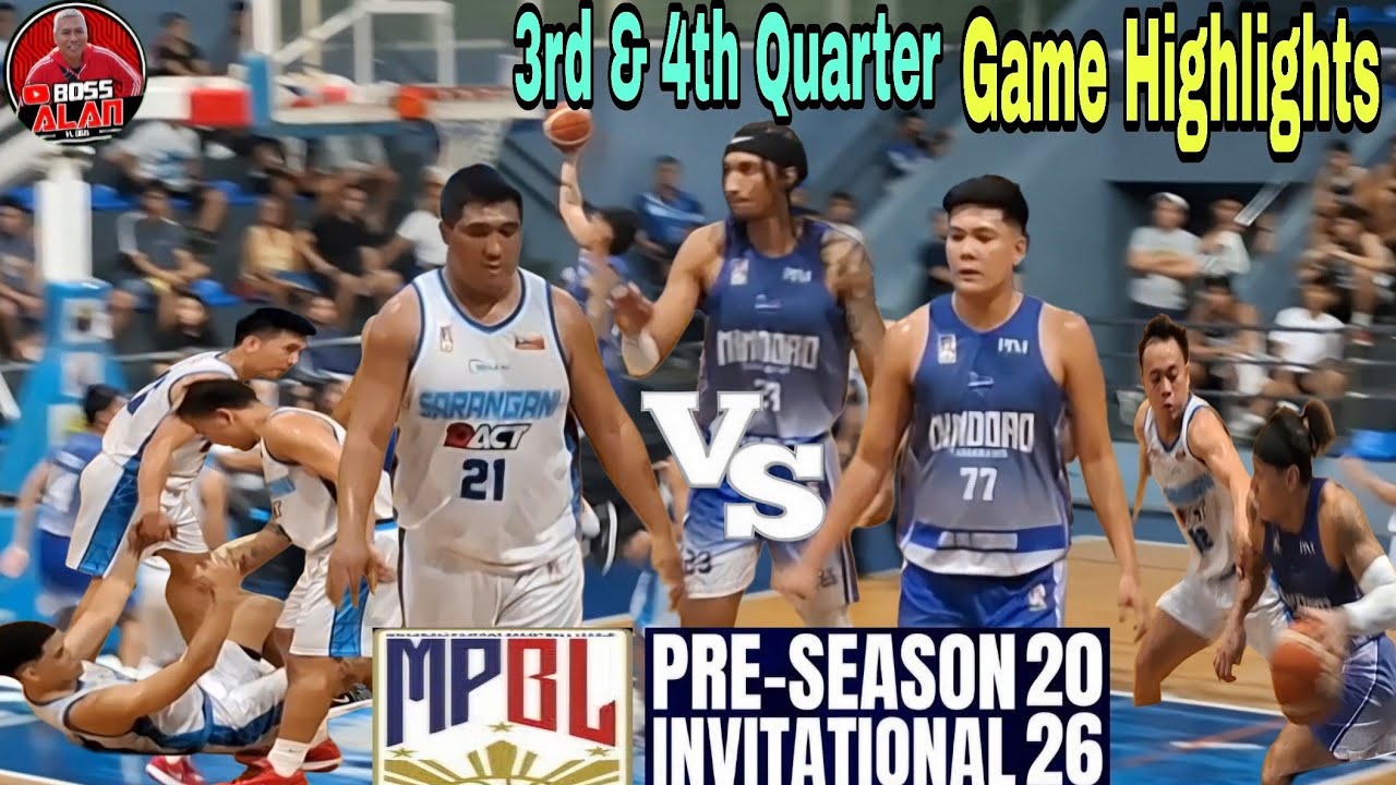 SARANGANI vs MINDORO(3rd & 4th Quarter)BOSS ALAN