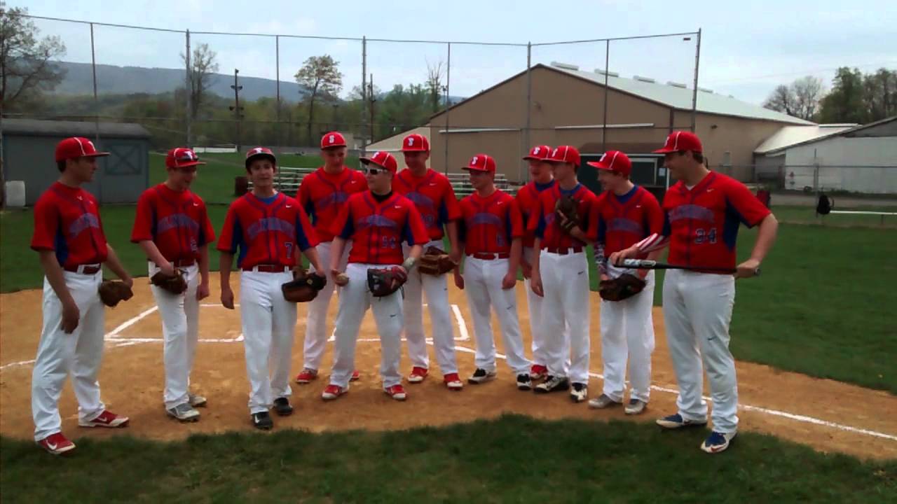 Selinsgrove JV baseball "Dinger" video YouTube