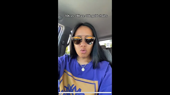 10k vs. 14k vs. 18k gold chains