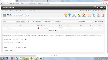RSS Feed Tab Joomla Module