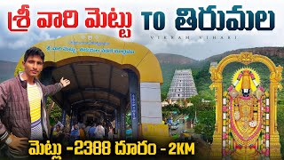 Srivaari mettu Footpath To Tirumala || 2024 || సాక్షాత్తు దేవుడు నడిచిన మార్గం || Vikram vihari screenshot 4