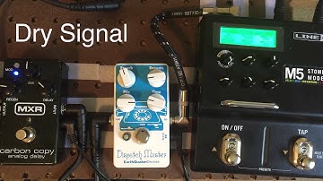 Moog Minitaur delay shootout (M5, Dispatch Master, Carbon Copy)