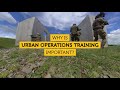 Why is Urban Operations Training important?