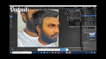Creating my face as a realistic 3D model in blender using keentools addon
