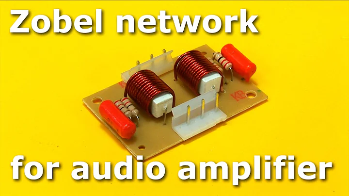 Construction of a Zobel network for audio amplifier