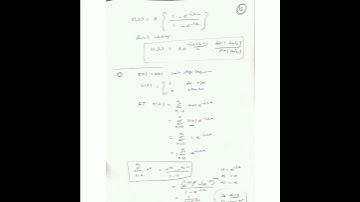 Signals and systems - Hand written notes - Fourier transform - Properties - Problems - Part 1