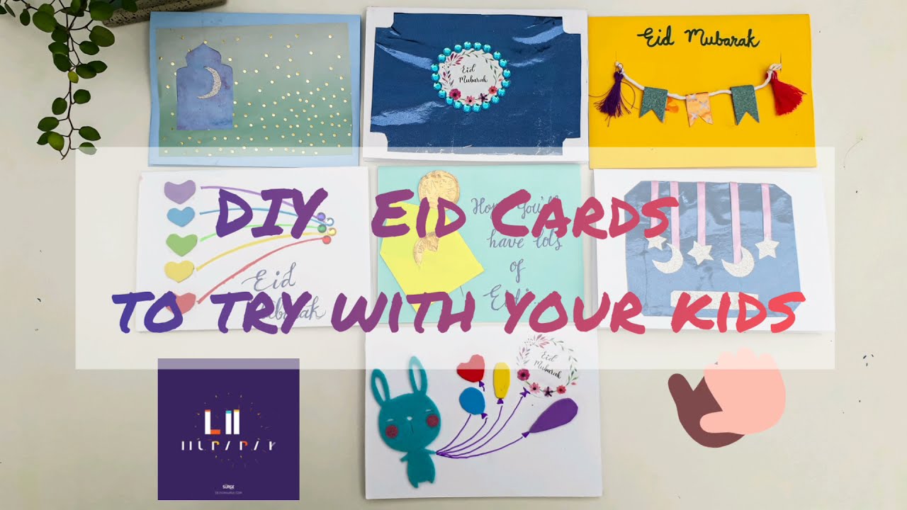 DIY Eid Card - Eid Cards Ideas -Kids lockdown Eid Activity