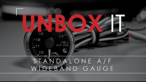 UNBOX IT: Standalone A/F Wideband Gauge