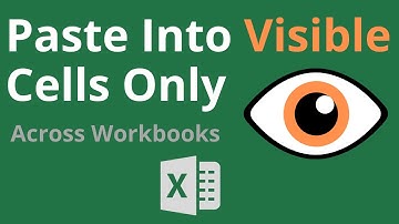 How to PASTE ONLY Into VISIBLE CELLS Across WORKBOOKS When You Have HIDDEN Rows/Cells In Excel