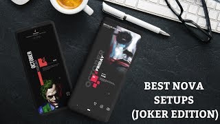 BEST ANDROID THEMES 2019 - Best Nova Launcher Setups (Joker Edition) screenshot 4