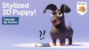 3D Stylized Puppy | Blender Tutorial