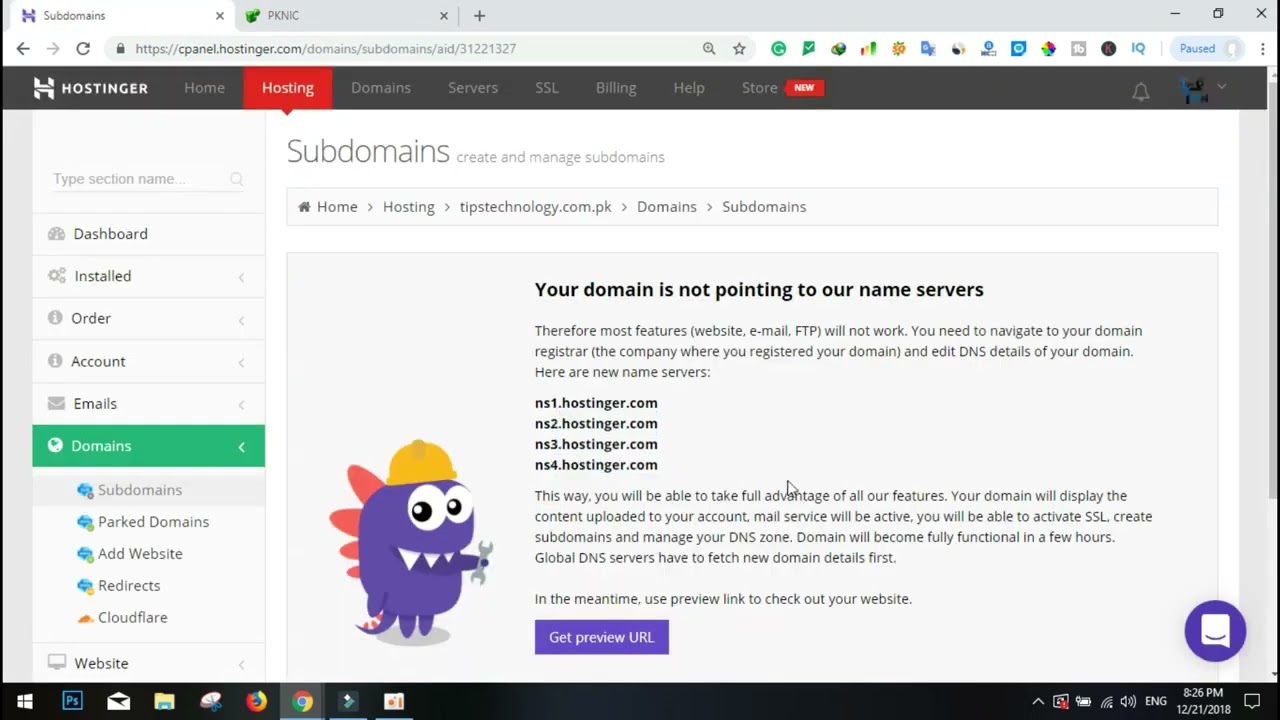 How to Link Domain with Hosting   Connect Pknic domain to web host Step by step