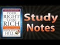 Your Right To Be Rich by Napoleon Hill (Study Notes)