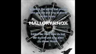 Mallory Knox -  Bury your head + lyrics &amp; ger. translation