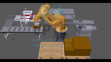 EPTC-Robotic Case Erector, Palletizing and Automatic Strap#Staubli #Robotic#CaseErector#Palletizing