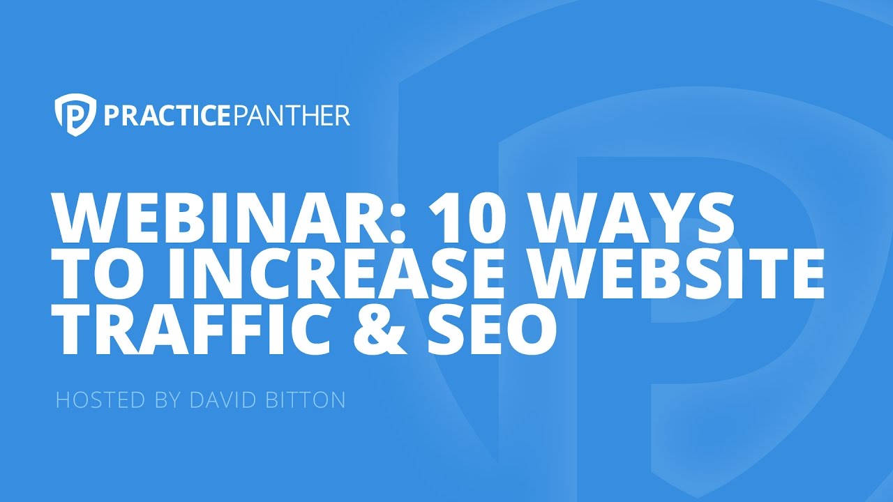 (Webinar) 10 Ways To Increase Website Traffic & SEO, with Gyi Tsakalakis