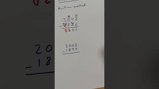 MYP1 Subtraction Austrian method ok