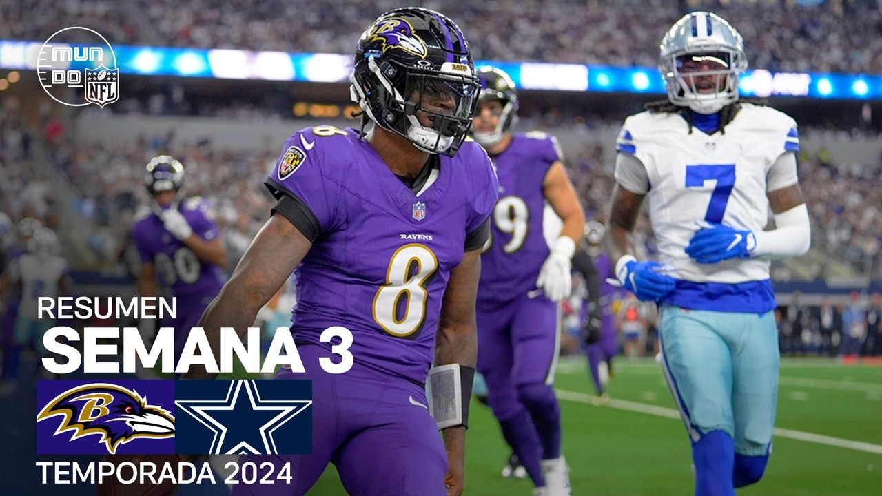 Baltimore Ravens vs. Dallas Cowboys | Semana 3 - NFL 2024 | Highlights Resumen en español