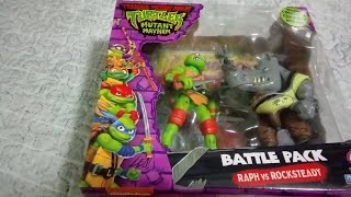 Warrior Wednesday Unboxing Teenage Mutant Ninja Turtles Mutant Mayhem BattlePack Ralph vs Rocksteady screenshot 3