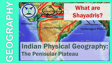 The Peninsular Plateau : Physical Geography of India in Hindi | SSC Geography | by TVA