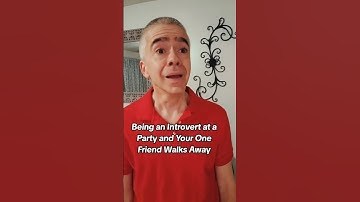 Being An Introvert At a Party! #shorts #funnyskit #introvert #antisocial