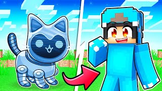 Playing Minecraft as a HELPFUL Robot Kitten!