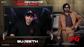 Sujeeth Speech At They Call Him Og Press Meet - Pawan Kalyan Emraan Hashmi Thaman S Dvv