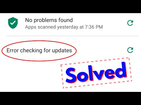 Fix Error Checking For Updates-Google Play Store Error in Android Mobile