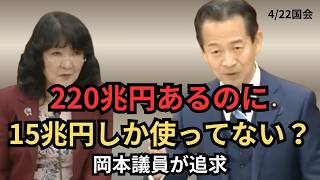 220兆円、実はほとんど使われていません