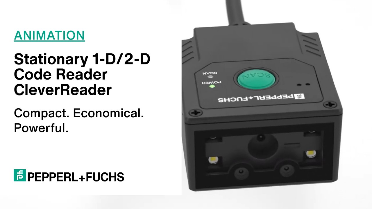 Stationary 1-D/2-D Code Reader CleverReader: Compact. Economical ...
