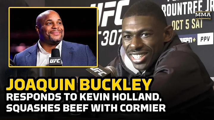 Joaquin Buckley Responds To Kevin Holland Diss, Squashes Cormier Beef | UFC 307 | MMA Fighting