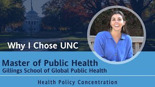 Why I Chose UNC Gillings Master of Public Health