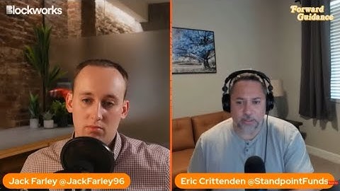 Eric Crittenden on Forward Guidance