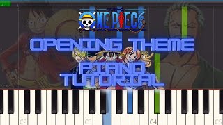 We Are - One Piece Piano Tutorial (Synthesia) With Sheet Music @PianoPianoa