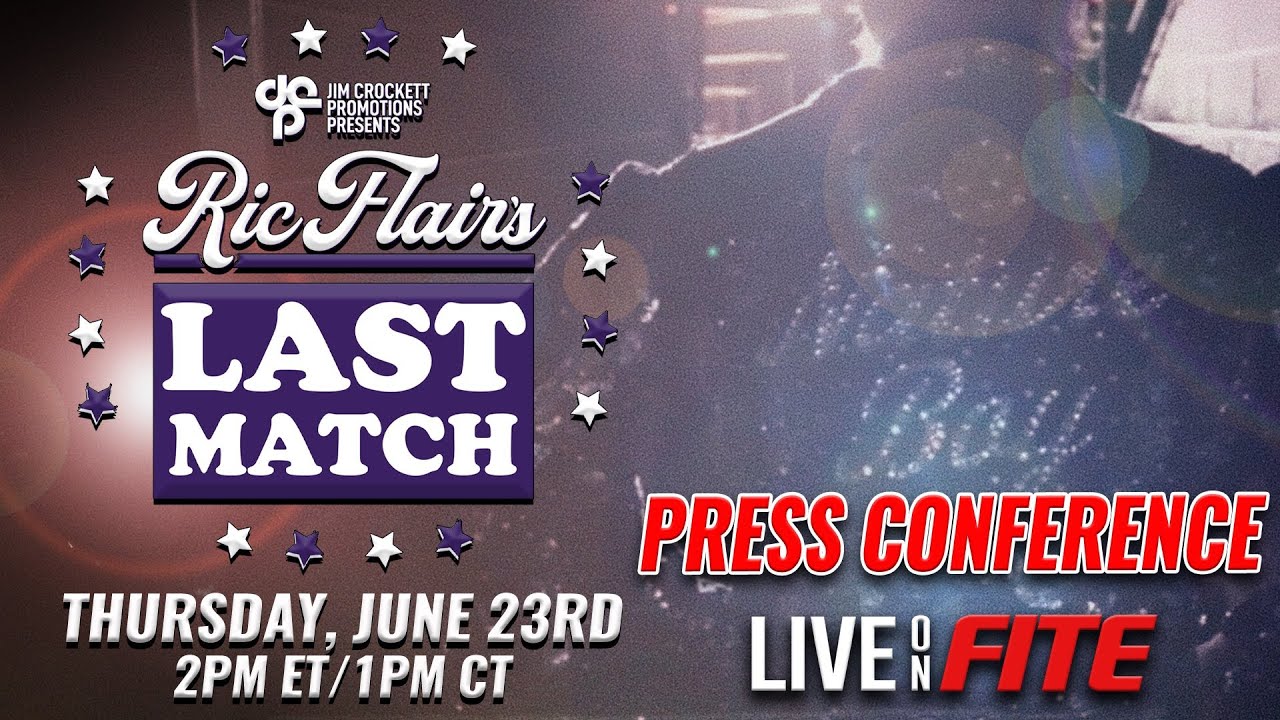 Ric Flair’s Last Match Press Conference