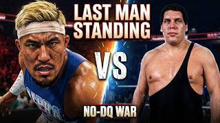 AKIRA TOZAWA DOES THE IMPOSSIBLE VS ANDRE 😳 #WWE2K #SimMatch #Shorts