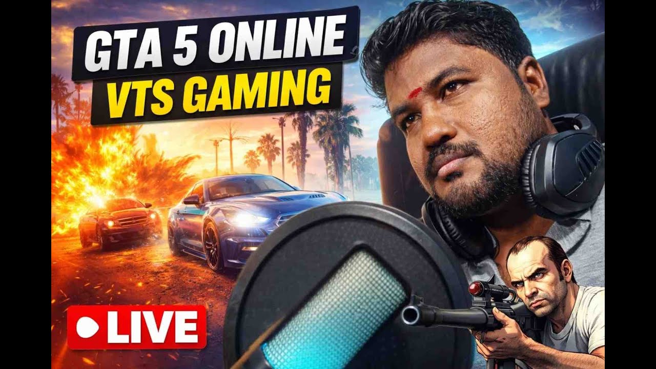 GTA 5 Online Tamil LIVE 🔴 | Full Fun + Troll 😂 | VTS Gaming